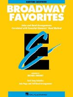 Essential Elements Broadway Favorites: Eb Baritone Saxophone