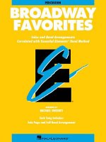 Essential Elements Broadway Favorites: Percussion