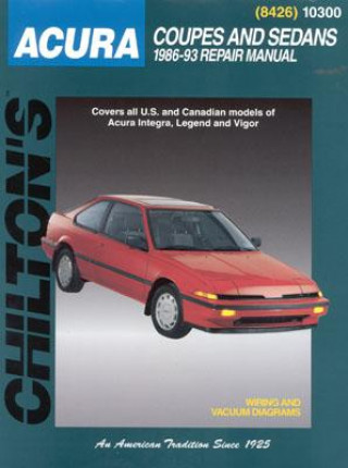 Acura Coupes and Sedans, 1986-93 1986-93 Repair Manual