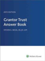 Grantor Trust Answer Book, 2015