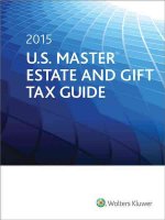 U.S. Master Estate and Gift Tax Guide (2015)