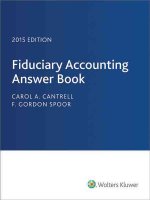 Fiduciary Accounting Answer Book, 2015