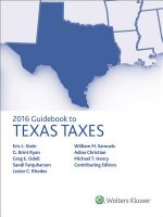 Guidebook to Texas Taxes 2016