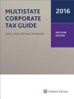 Multistate Corporate Tax Guide (Mid-Year Edition) - 2016