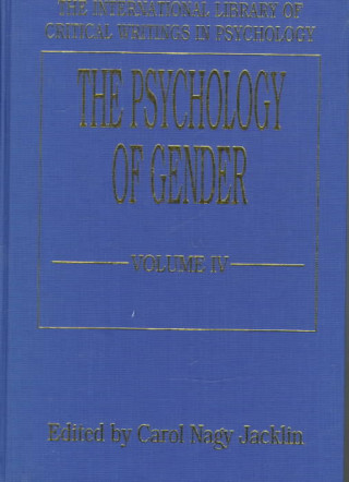 The Psychology of Gender (Vol. 4)