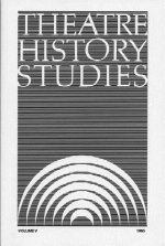 Theatre History Studies 1985