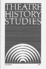 Theatre History Studies 1987