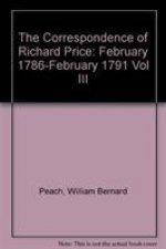 Correspondence of Richard Price, Volume III