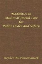 Modalities in Medieval Jewish Law for Public Order and Safety