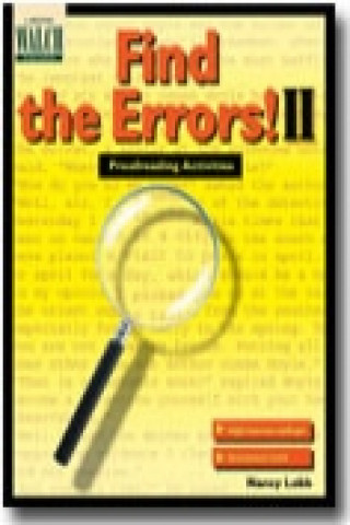 Find the Errors! II: Proofreading Activities