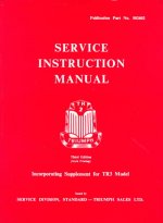 Triumph Tr2/Tr3 Service: Instruction Manual
