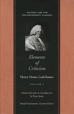 Elements of Criticism: Volume 1 PB