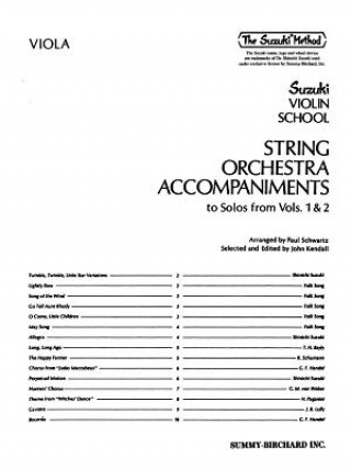 String Orchestra Accompaniments to Solos from Volumes 1 & 2: Viola