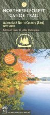 Northern Forest Canoe Trail Map 3, Adirondack North Country, East: New York: Saranac River to Lake Champlain