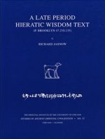 Late Period Hieratic Wisdom Text (P. Brooklyn 47.218.135)