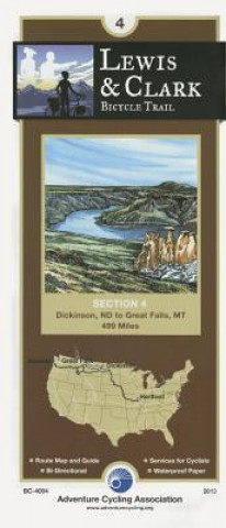 Lewis & Clark Bicycle Trail #4: Dickinson, ND - Great Falls, MT (499 Miles)