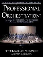 Professional Orchestration Vol 2b: Orchestrating the Melody Within the Woodwinds & Brass