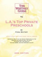 The Whitney Guide to L.A.'s Top Private Preschools