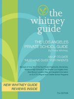 The Whitney Guide - The Los Angeles Private School Guide 5th Edition