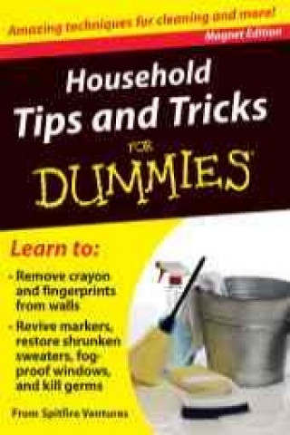 Household Tips and Tricks for Dummies: Amazing Techniques for Cleaning and More! [With Magnet(s)]