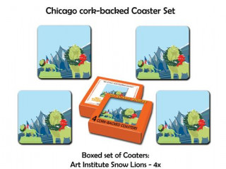 Snow Lions Coaster Set