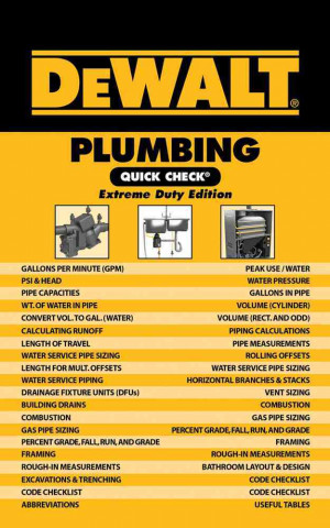 Dewalt Plumbing Quick Check: Extreme Duty Edition