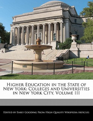 Higher Education in the State of New York: Colleges and Universities in New York City, Volume III