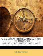 Germania: Vierteljahrsschrift Für Deutsche Alterthumskunde..., ZWEITER JAHRGANG