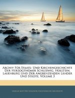 Archiv Für Staats- Und Kirchengeschichte Der Herzogthümer Schleswig, Holstein, Lauenburg Und Der Angrenzenden Länder Und Städte, Dritter Band