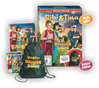 Bibi & Tina - Mädchen gegen Jungs, DVD (Deluxe-Edition mit Turnbeutel)