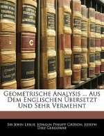 Geometrische Analysis ... Aus Dem Englischen Übersetzt Und Sehr Vermehnt