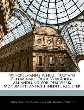 Winckelmann's Werke: Trattato Preliminare; Oder, Vorläufige Abhandlung Vor Dem Werk: Monumenti Antichi Inediti. Register