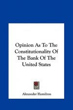 Opinion As To The Constitutionality Of The Bank Of The United States