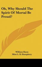 Oh, Why Should The Spirit Of Mortal Be Proud?