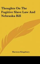 Thoughts On The Fugitive Slave Law And Nebraska Bill