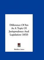 Difference Of Sex As A Topic Of Jurisprudence And Legislation (1870)