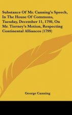 Substance Of Mr. Canning's Speech, In The House Of Commons, Tuesday, December 11, 1798, On Mr. Tierney's Motion, Respecting Continental Alliances (179
