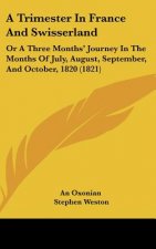 A Trimester In France And Swisserland