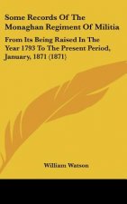 Some Records Of The Monaghan Regiment Of Militia