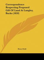 Correspondence Respecting Proposed Gift Of Land At Langley, Bucks (1859)