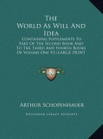 The World As Will And Idea