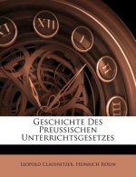 Geschichte Des Preussischen Unterrichtsgesetzes