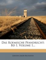 Das Roemische Pfandrecht: Bd 1, Volume 1...
