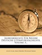 Jahresberichte Für Neuere Deutsche Literaturgeschichte, Volume 3...