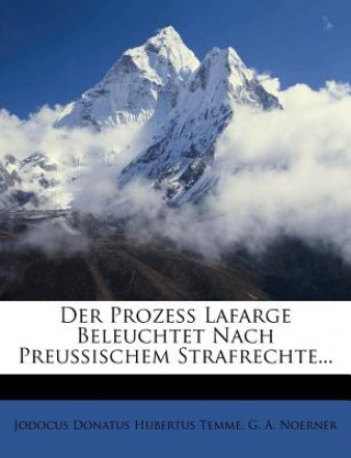 Der Prozeß Lafarge.