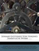Johann Gottfried von Herder's sämmtliche Werke: Zur schönen Literatur und Kunst.