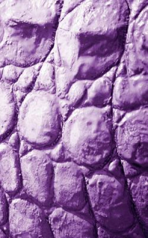 Alive! crocodile skin - Violet duotone - Photo Art Notebooks (5 x 8 series)