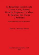 Paleolitico inferior en la Meseta Norte Espana: Sierra de Atapuerca La Maya El Basalito San Quirce y Ambrona