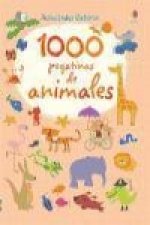 1000 pegatinas de animales