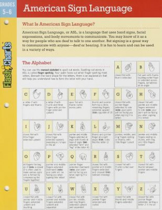 American Sign Language Flashcharts: Grades 5-6